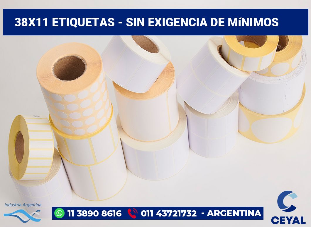 38x11 Etiquetas
