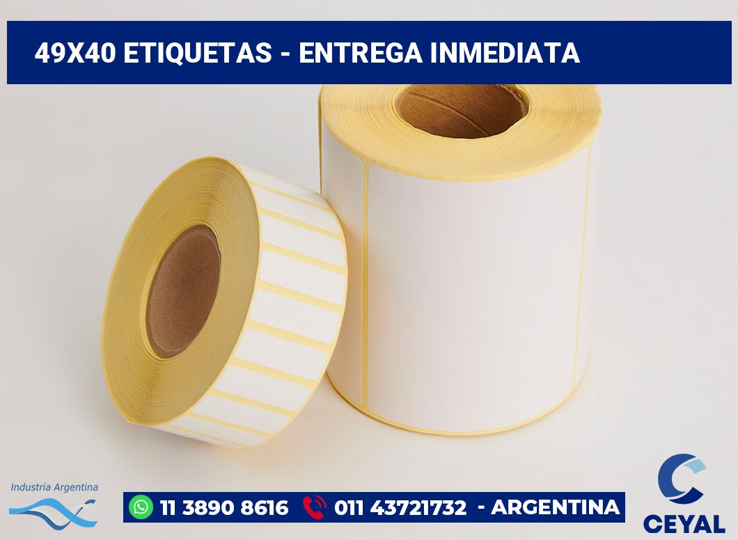 49×40 Etiquetas