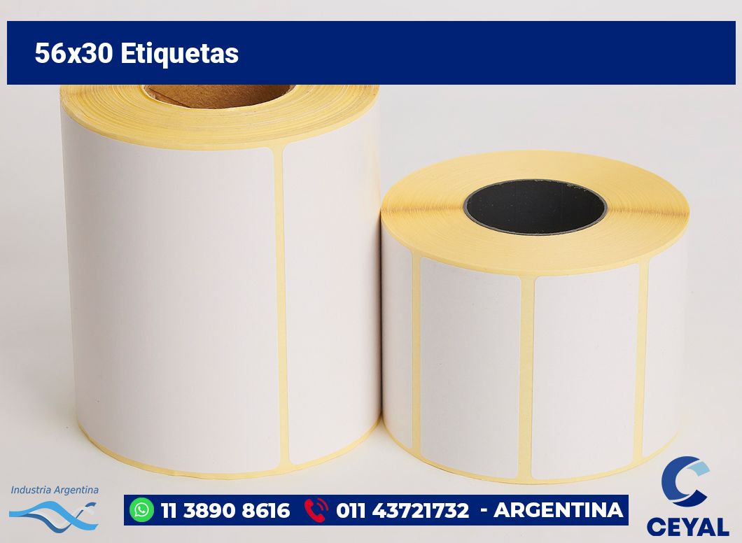 56×30 Etiquetas