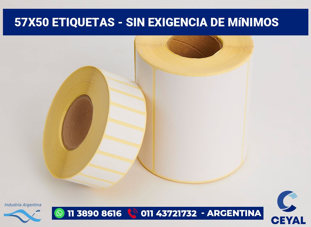 57x50 Etiquetas