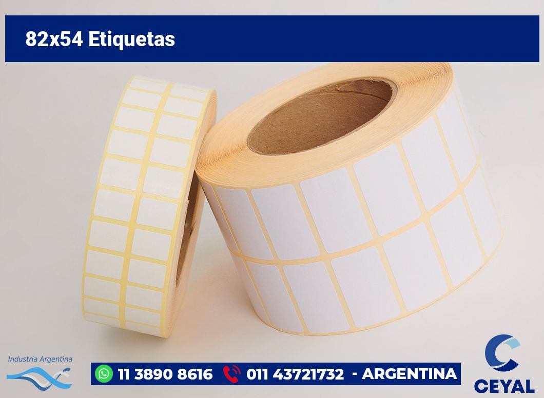 82×54 Etiquetas