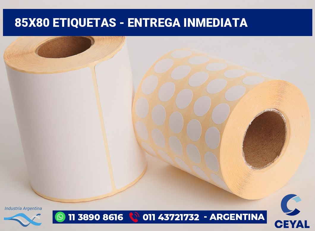 85x80 Etiquetas