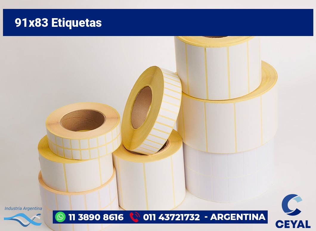 91x83 Etiquetas