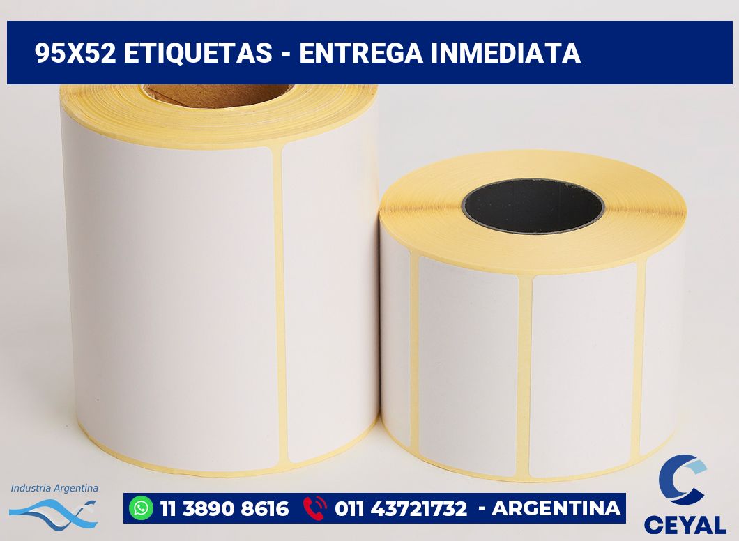 95x52 Etiquetas