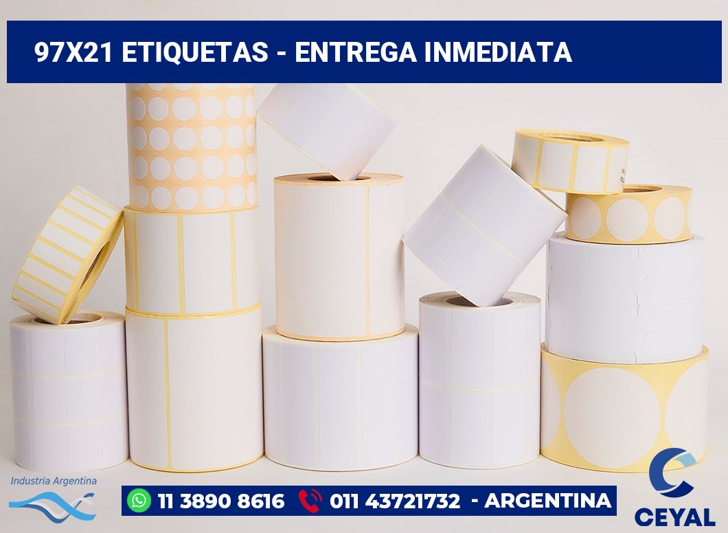 97x21 Etiquetas