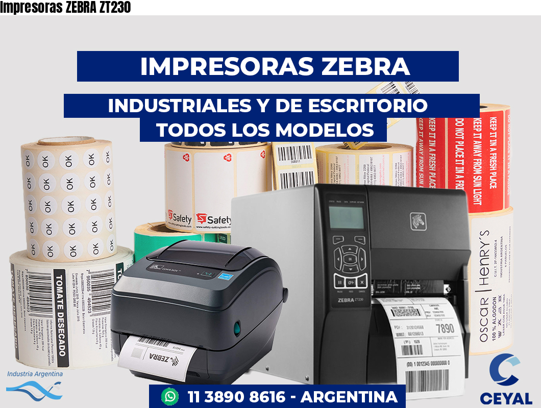 Impresoras ZEBRA ZT230
