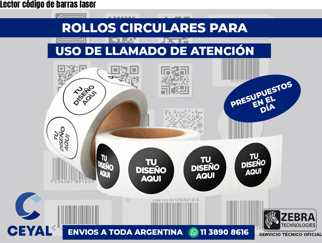 Lector código de barras laser