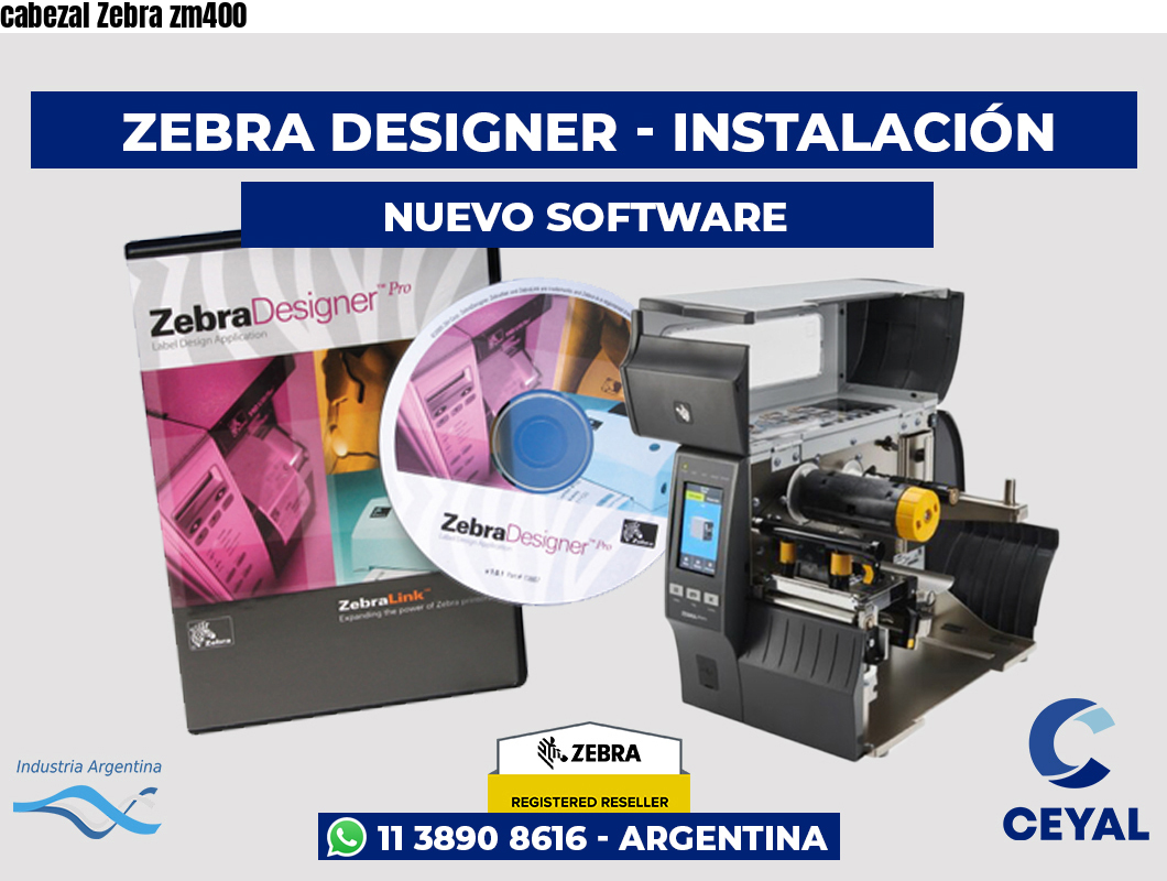 cabezal Zebra zm400