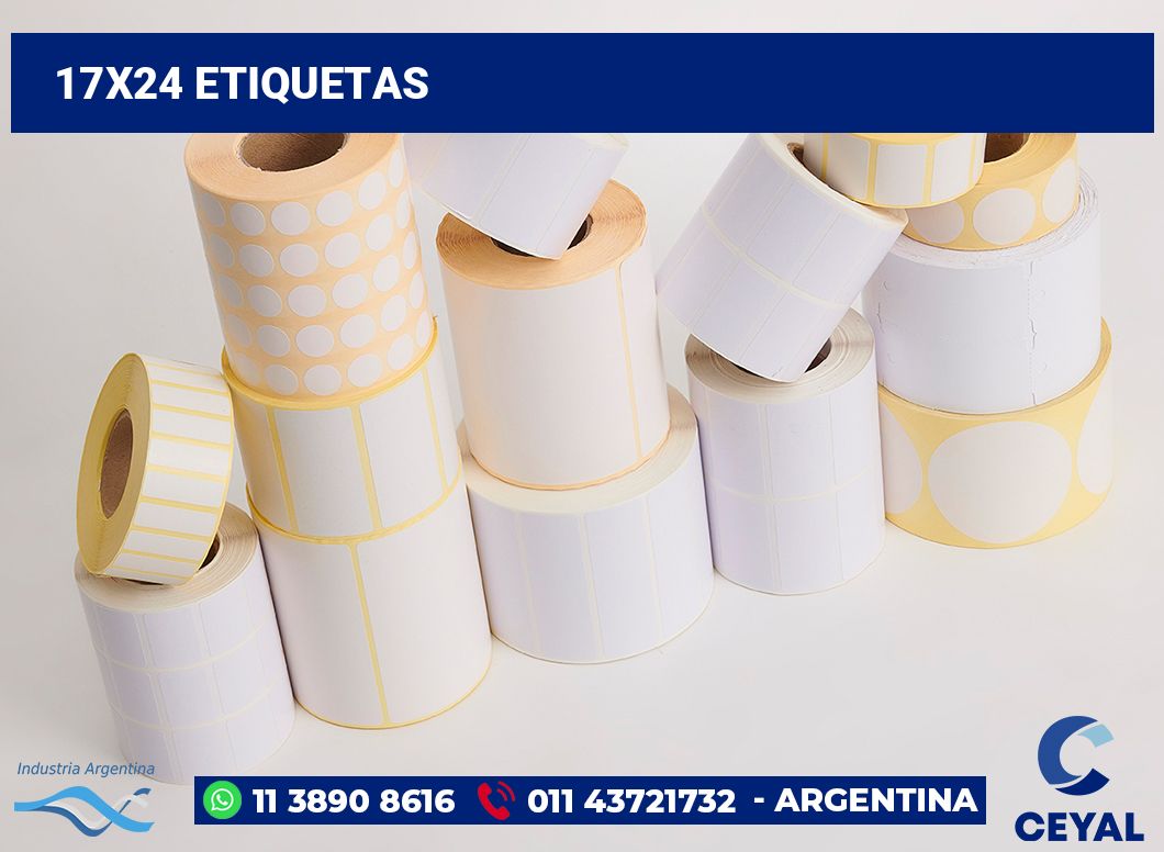 17x24 Etiquetas