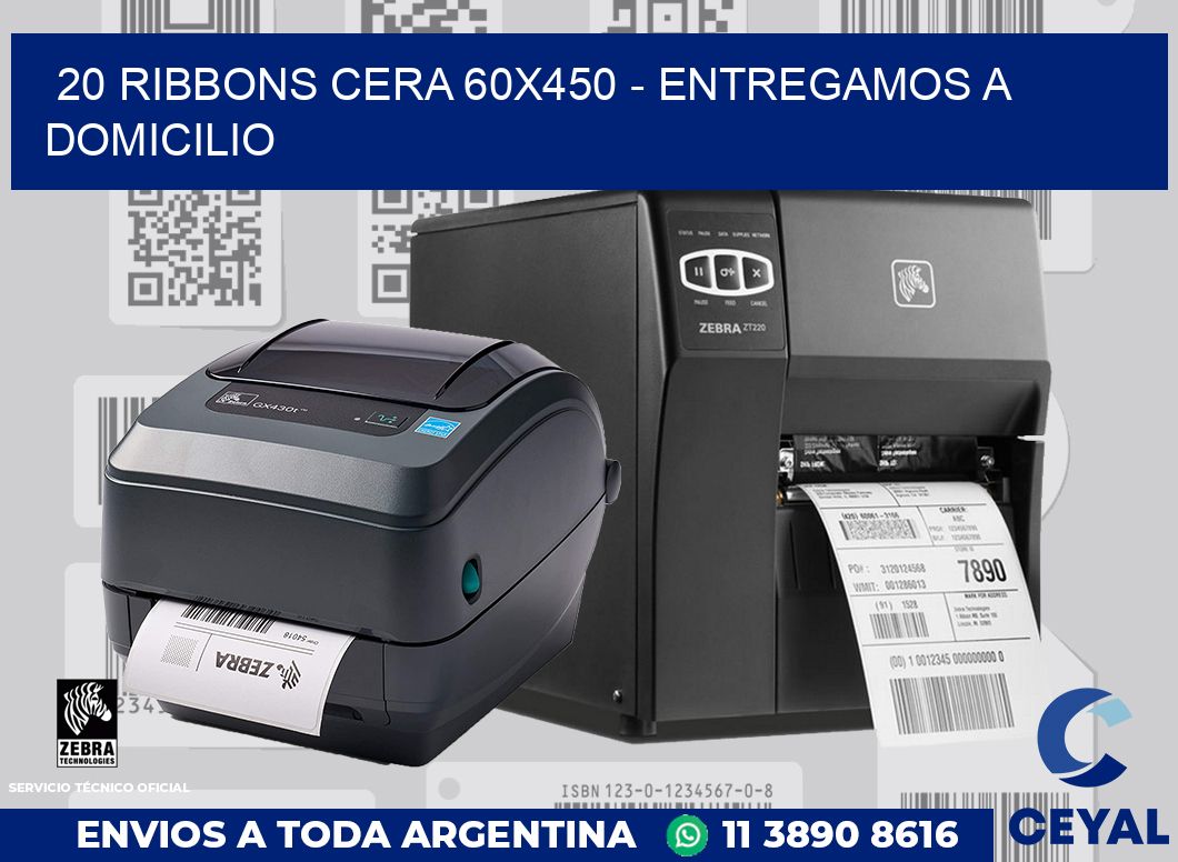 20 Ribbons cera 60x450 - entregamos a domicilio