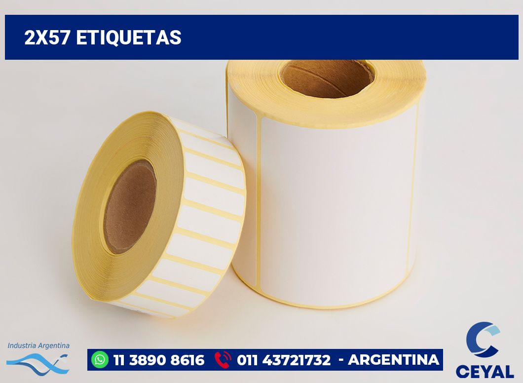 2x57 Etiquetas