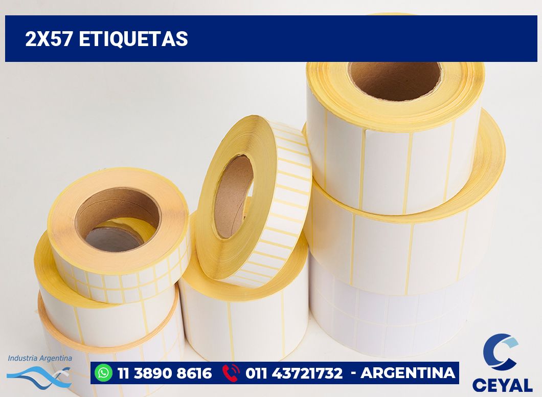 2x57 Etiquetas