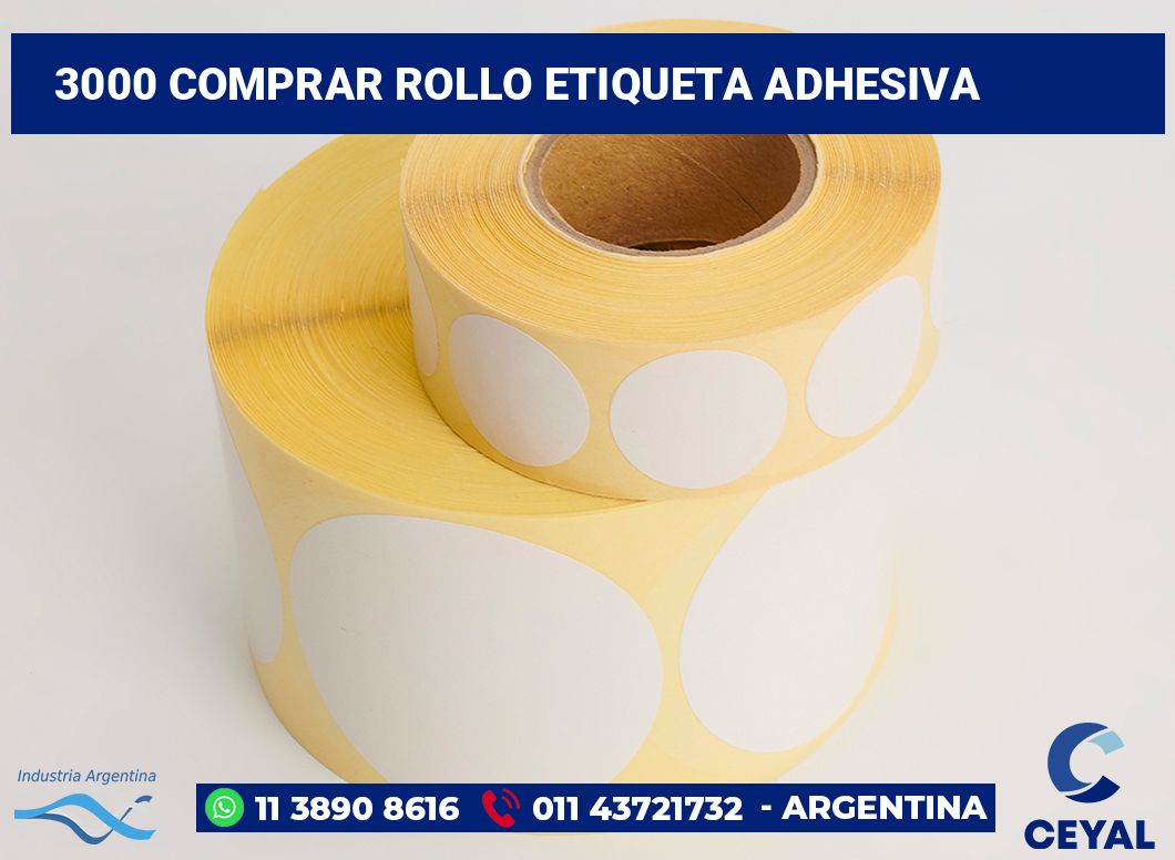 3000 Comprar rollo etiqueta adhesiva