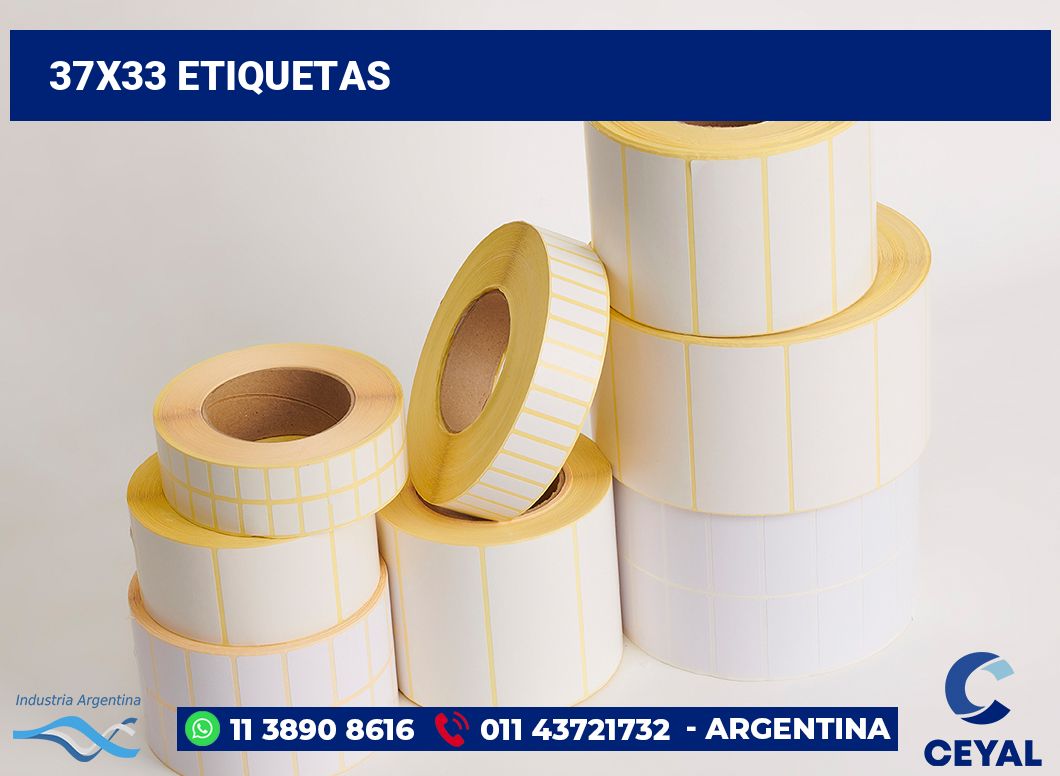 37x33 Etiquetas