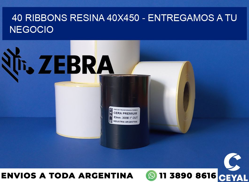 40 Ribbons resina 40x450 - entregamos a tu negocio