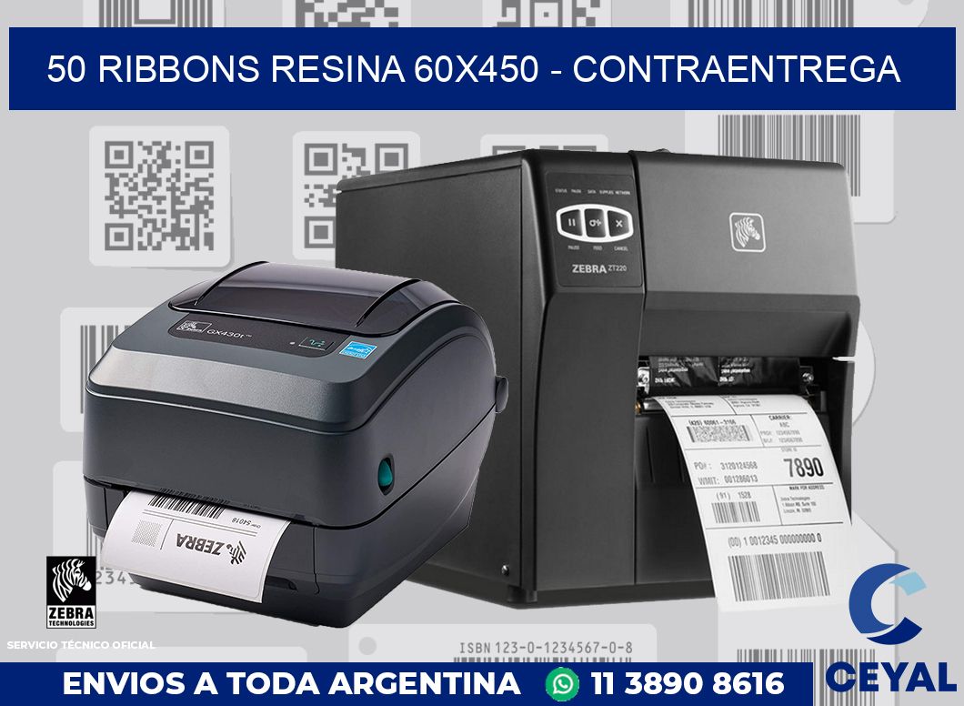 50 Ribbons resina 60x450 - contraentrega
