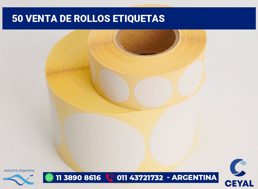 50 Venta de rollos etiquetas