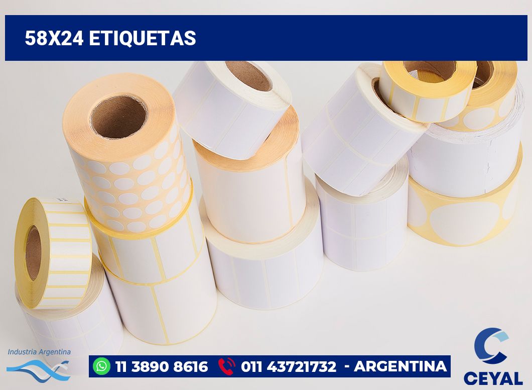 58x24 Etiquetas