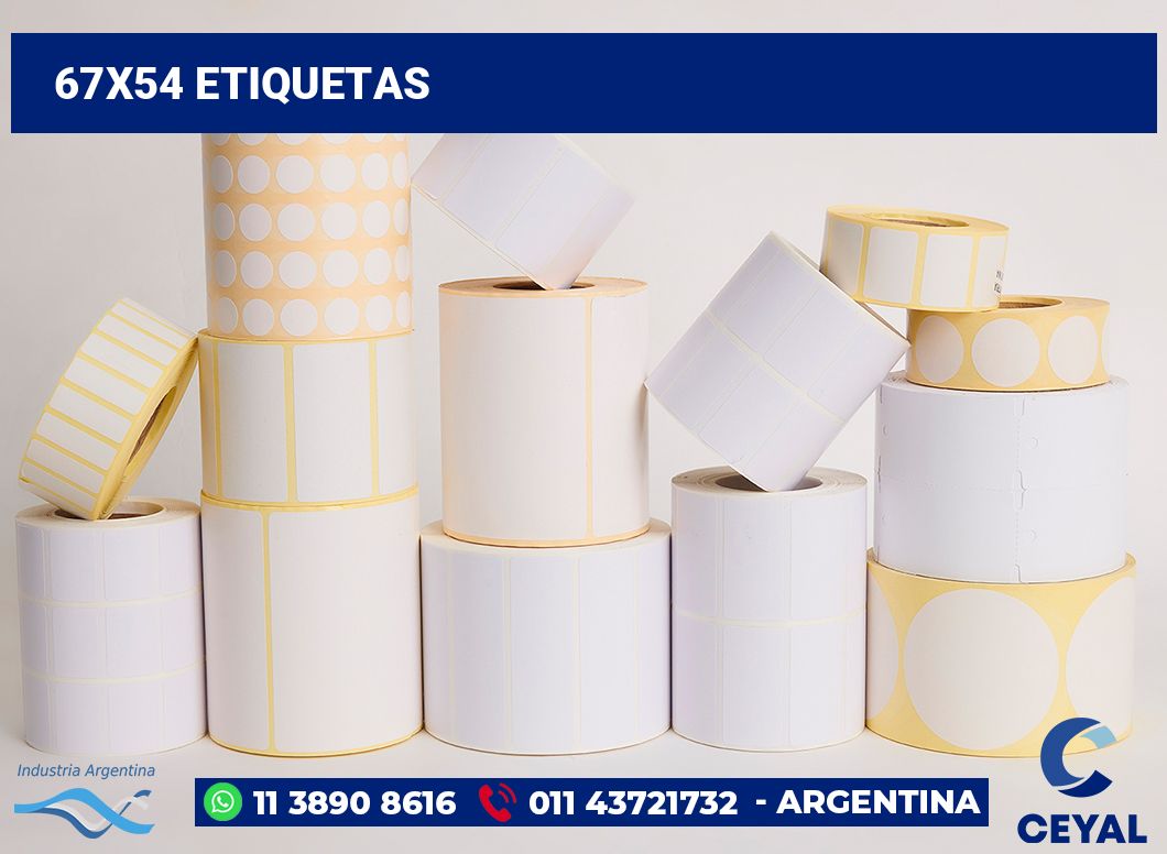 67x54 Etiquetas