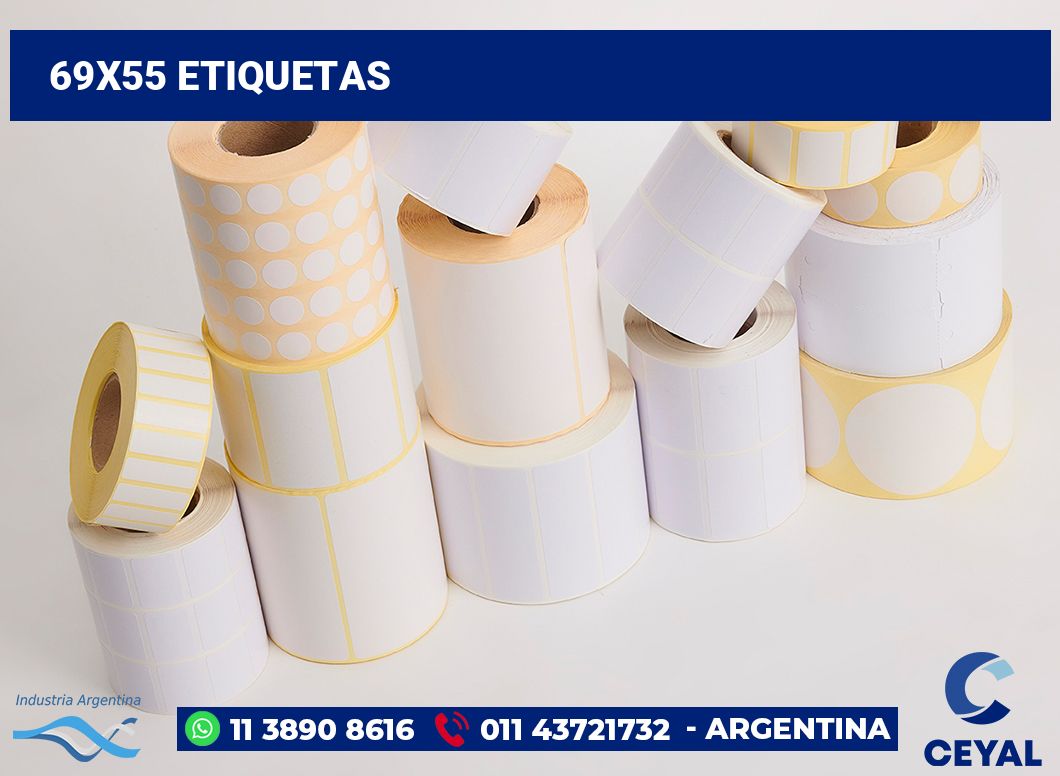 69x55 Etiquetas