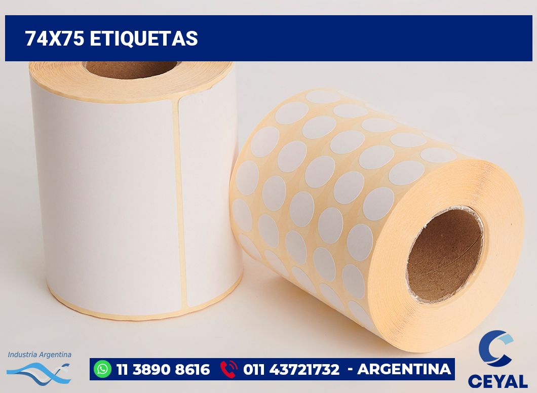 74x75 Etiquetas