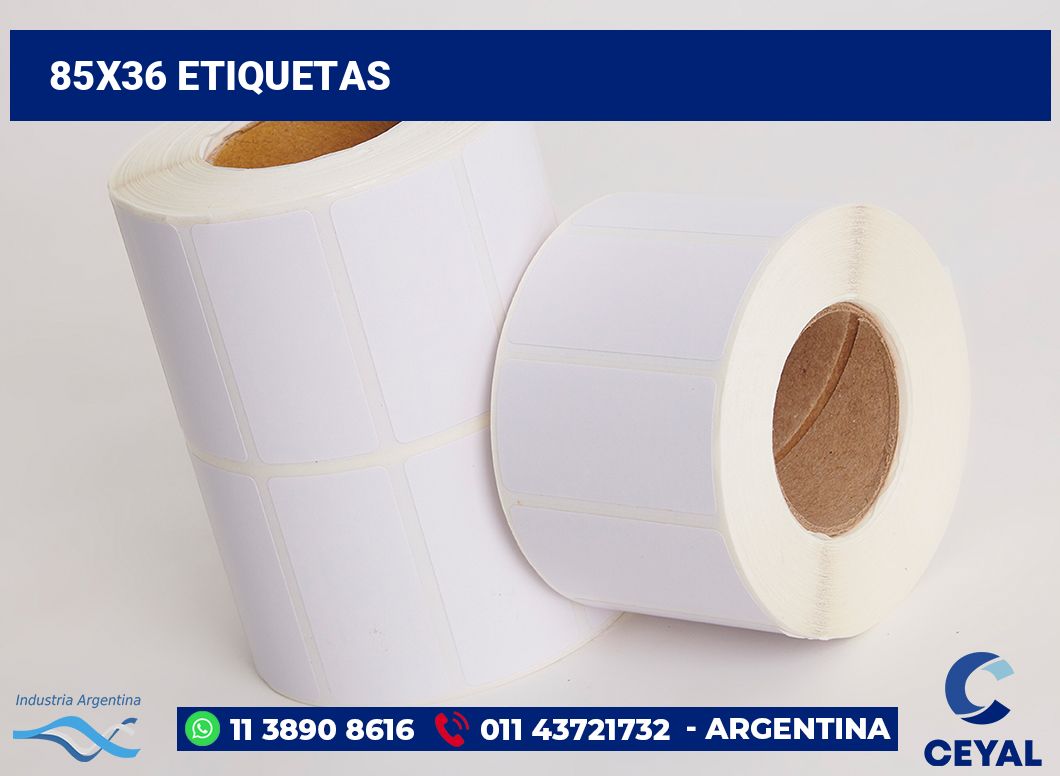 85x36 Etiquetas