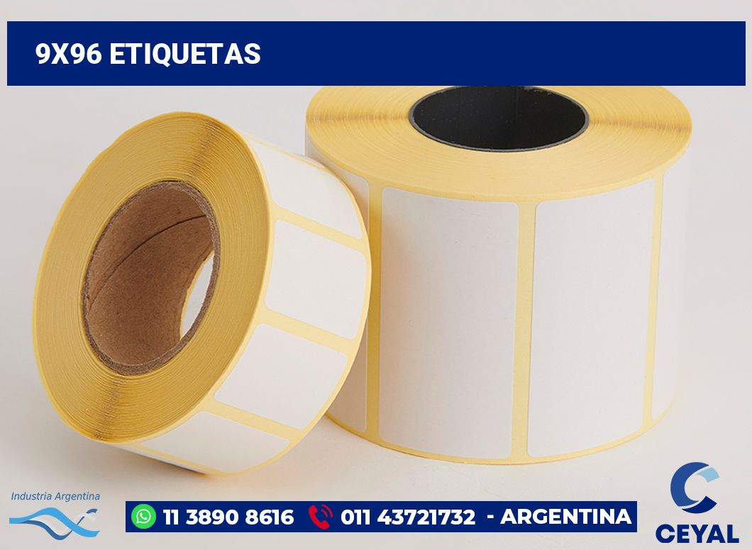 9x96 Etiquetas