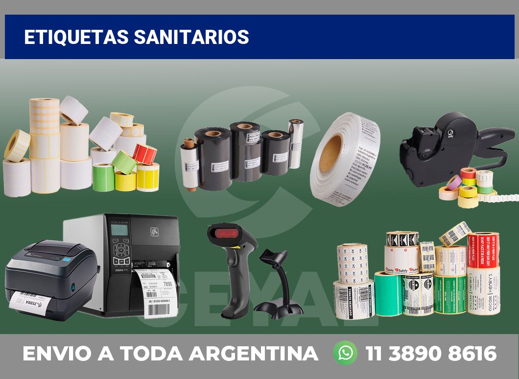Etiquetas Sanitarios