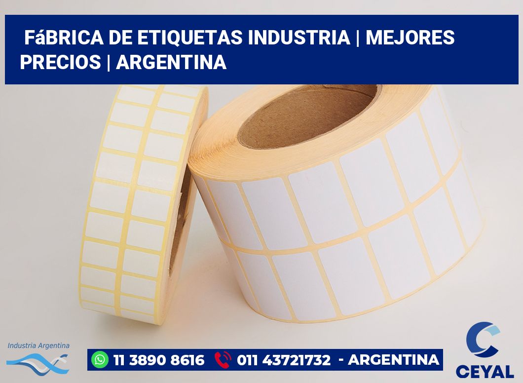Fábrica de etiquetas industria | Mejores precios | Argentina
