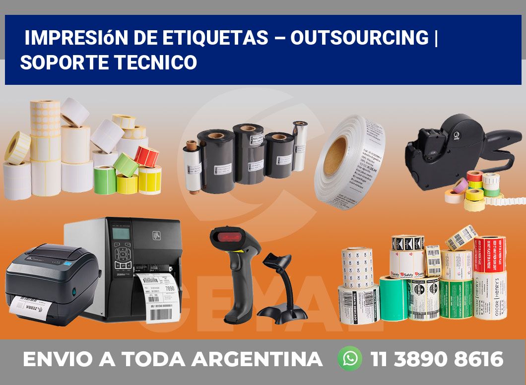 Impresión de etiquetas – Outsourcing | soporte tecnico