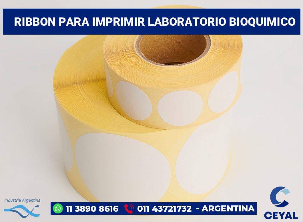 Ribbon para imprimir Laboratorio bioquimico