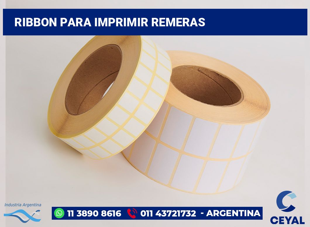 Ribbon para imprimir remeras