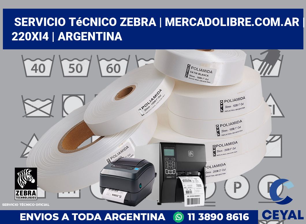 Servicio Técnico Zebra | MercadoLibre.com.ar | 220Xi4 | Argentina