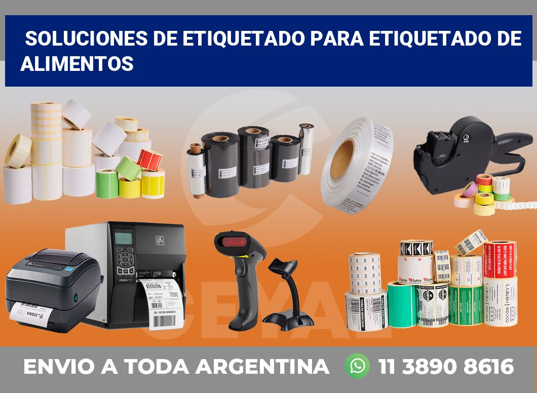 Soluciones de Etiquetado para Etiquetado de alimentos