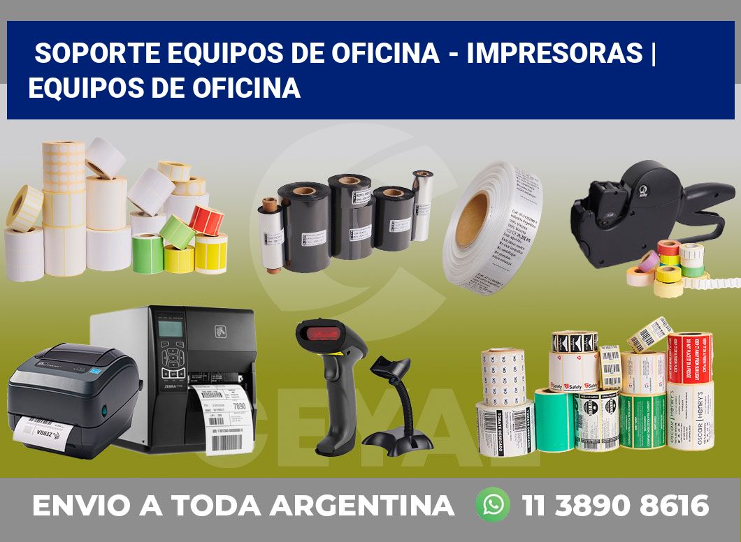 Soporte equipos de oficina – impresoras | Equipos de oficina