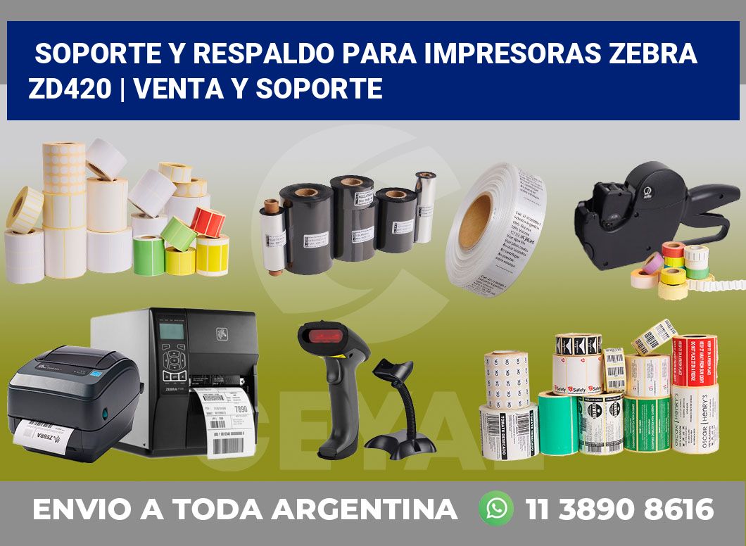 Soporte y respaldo para impresoras Zebra ZD420 | Venta y soporte