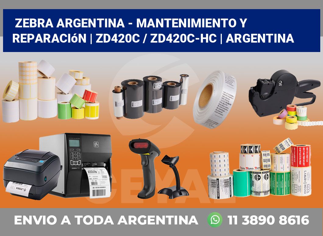 Zebra argentina – Mantenimiento y reparación | ZD420c / ZD420c‑HC | Argentina