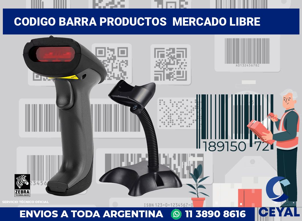codigo barra productos Mercado Libre