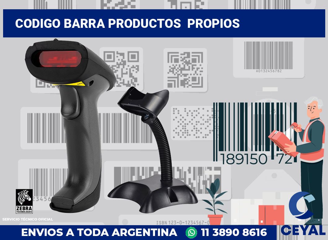 codigo barra productos propios