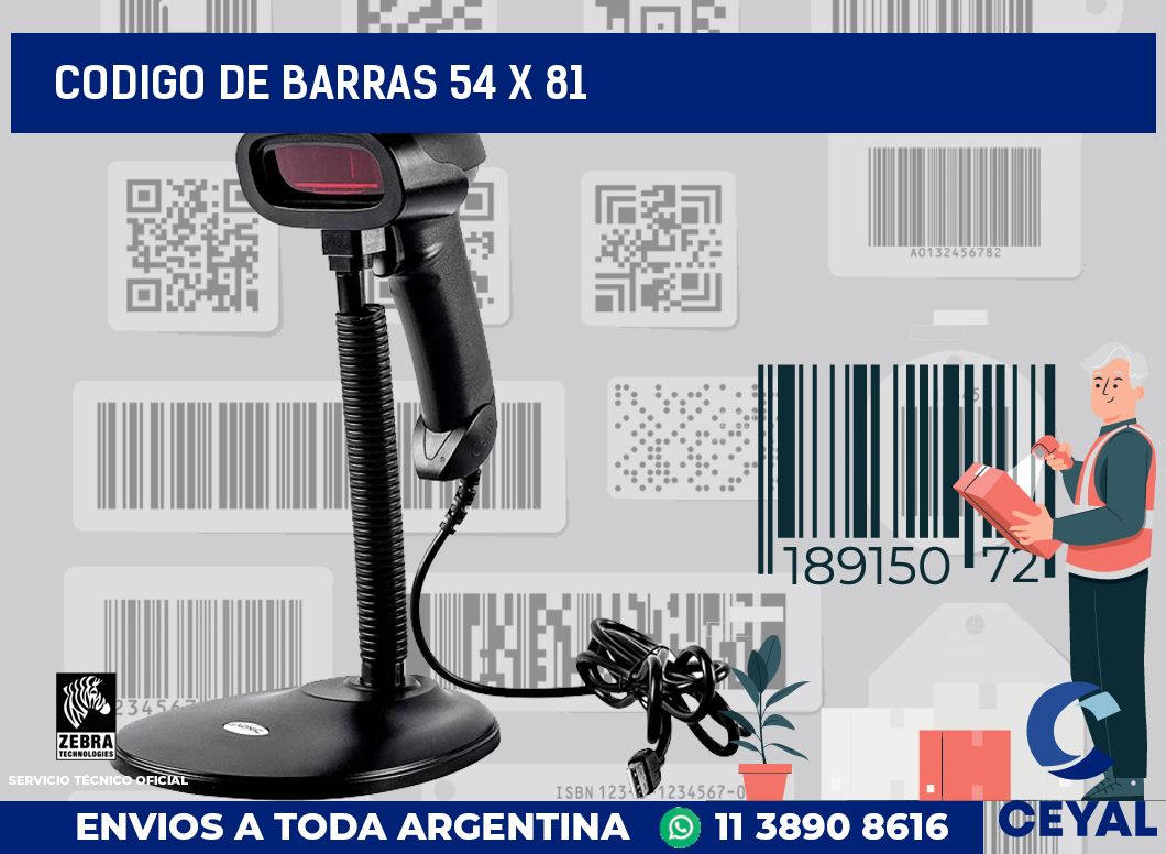 codigo de barras 54 x 81