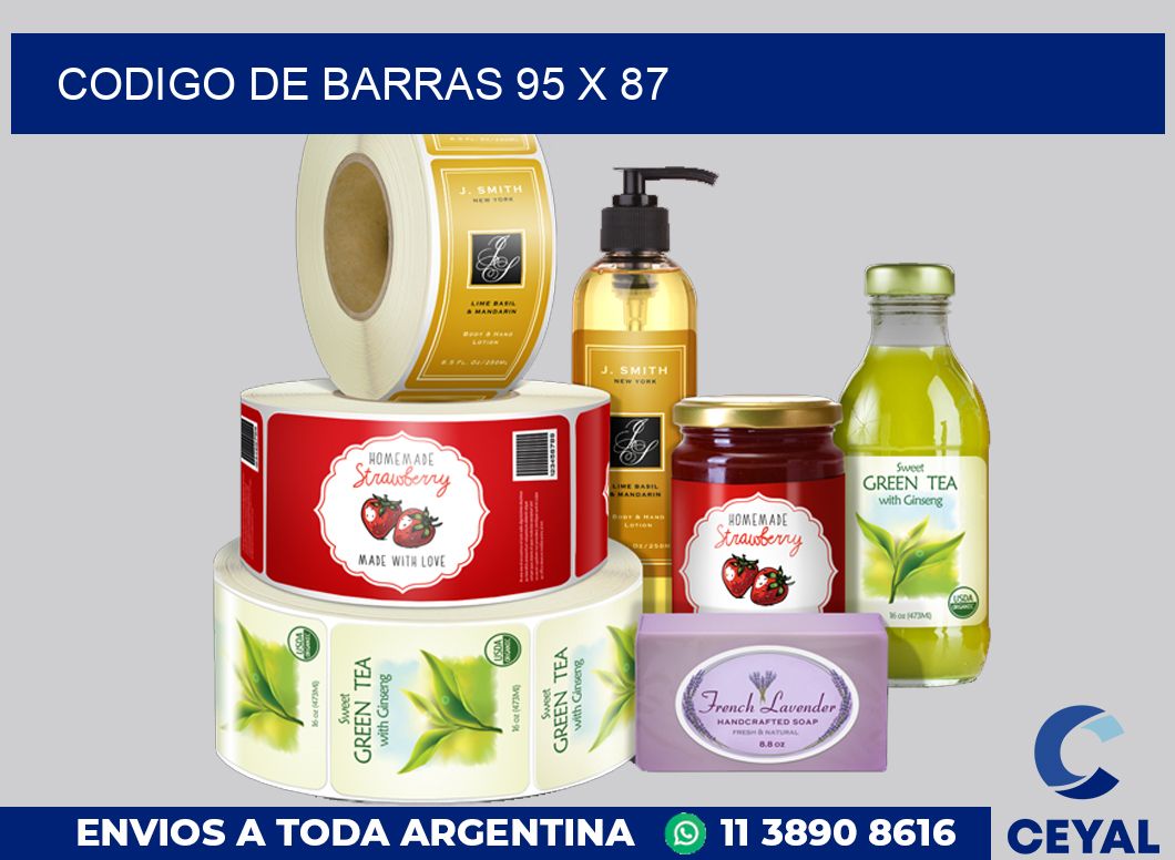 codigo de barras 95 x 87