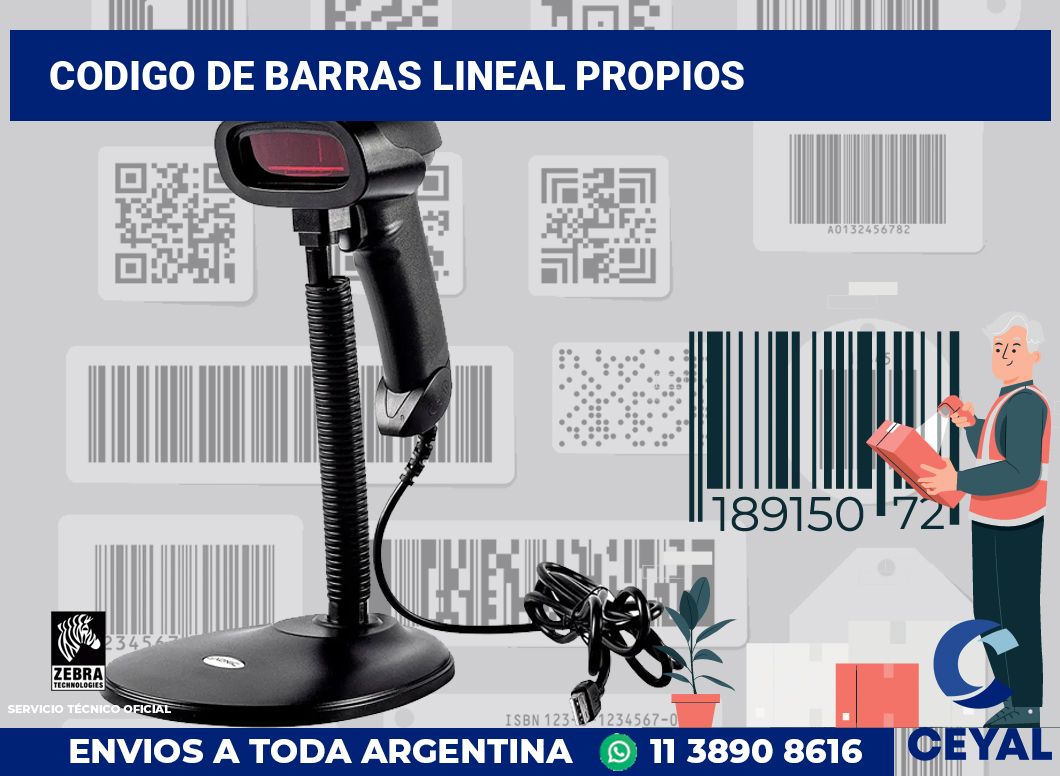 codigo de barras lineal propios