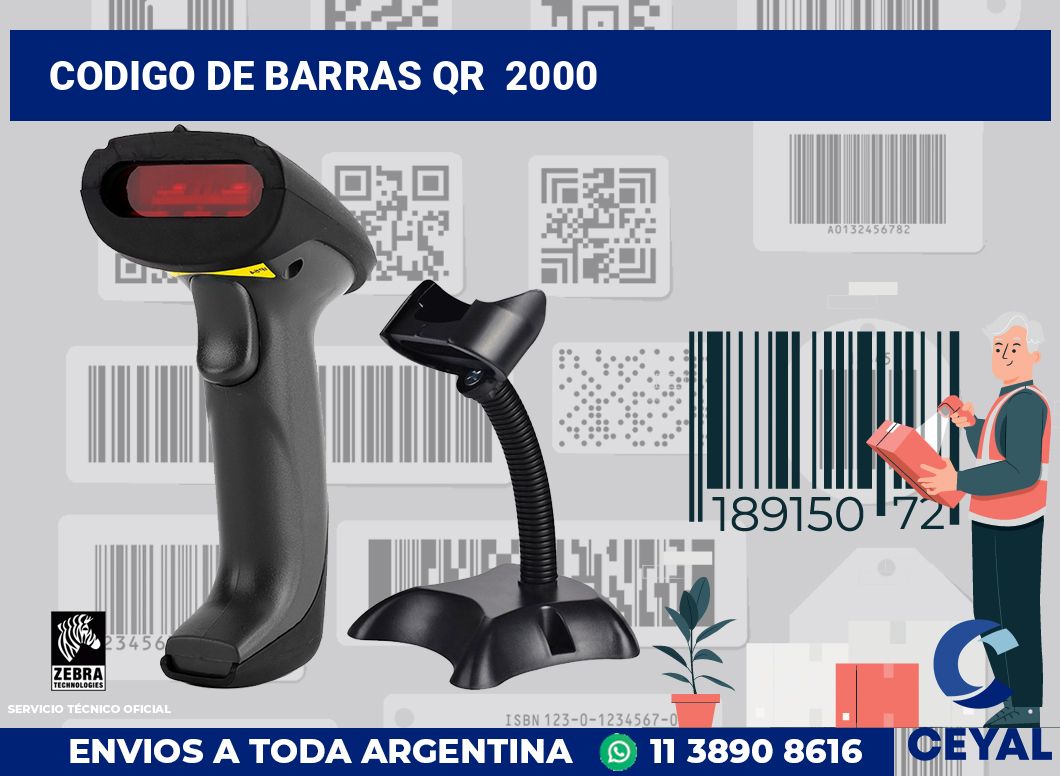 codigo de barras qr 2000
