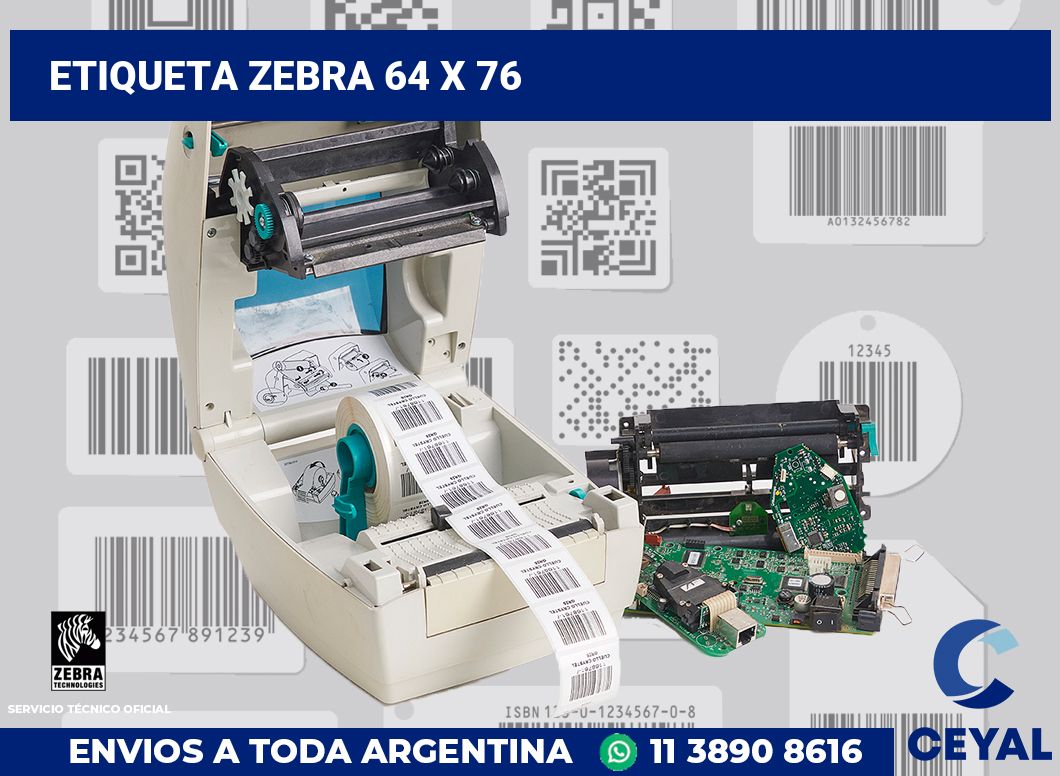 etiqueta zebra 64 x 76