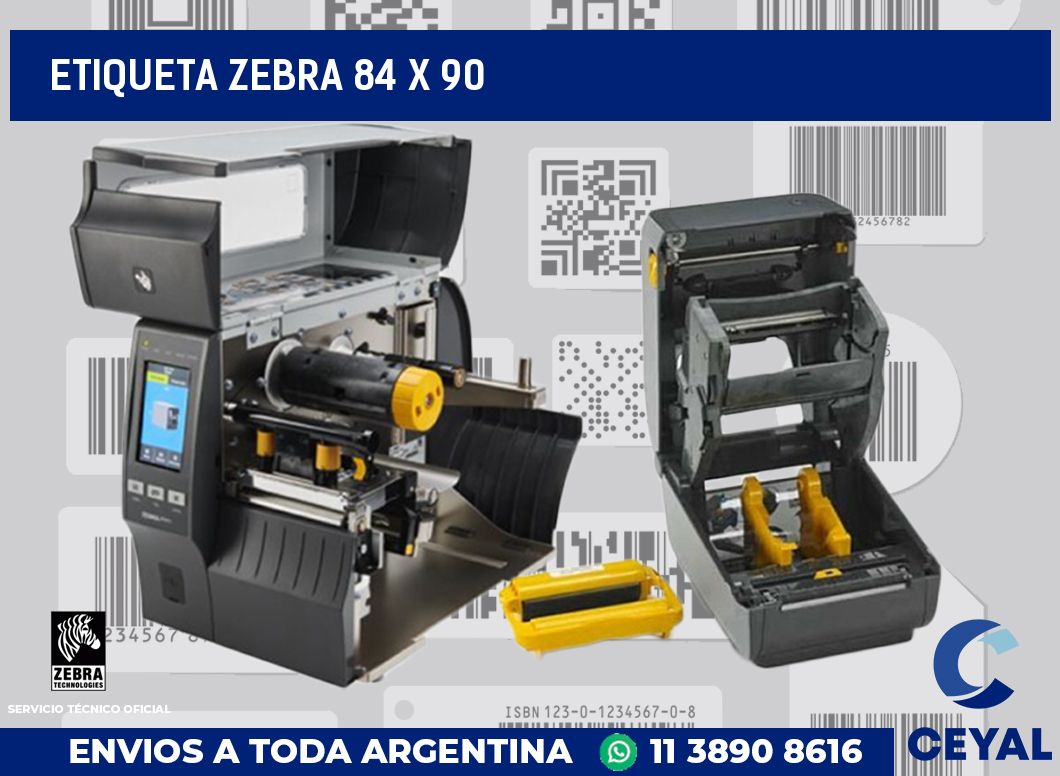 etiqueta zebra 84 x 90