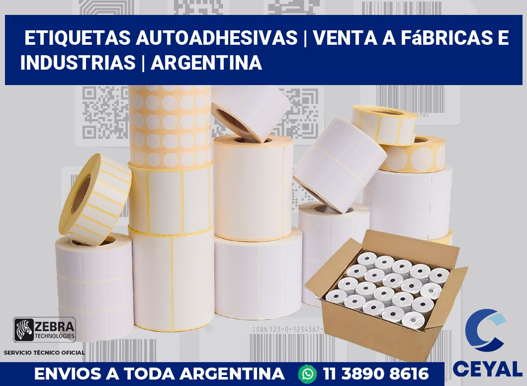etiquetas autoadhesivas | Venta a fábricas e industrias | Argentina
