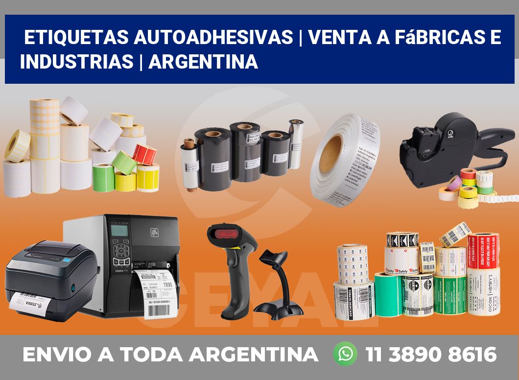 etiquetas autoadhesivas | Venta a fábricas e industrias | Argentina