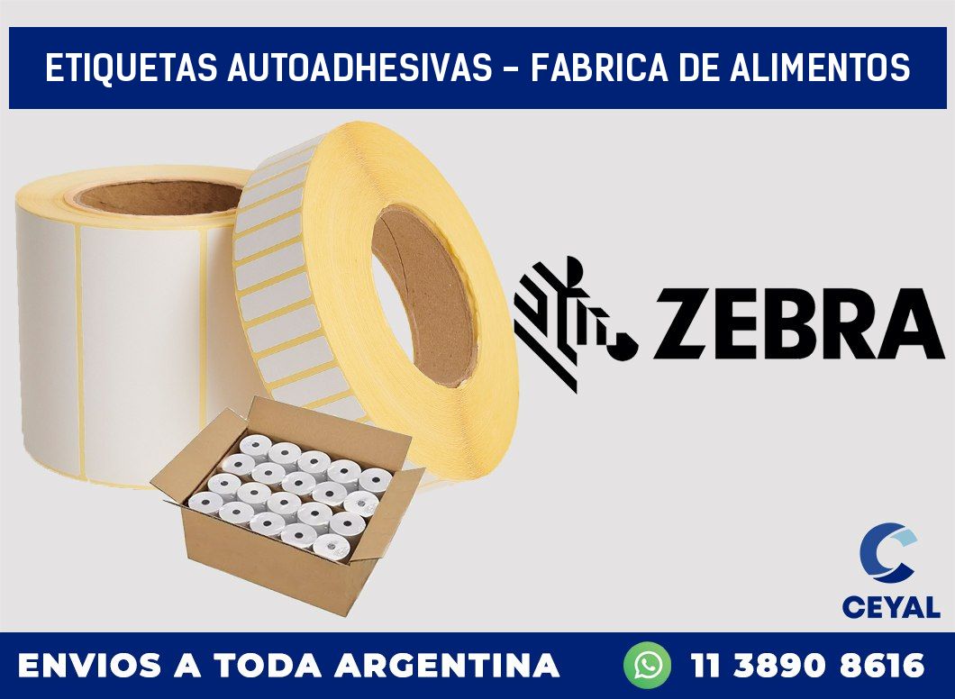 etiquetas autoadhesivas – fabrica de alimentos