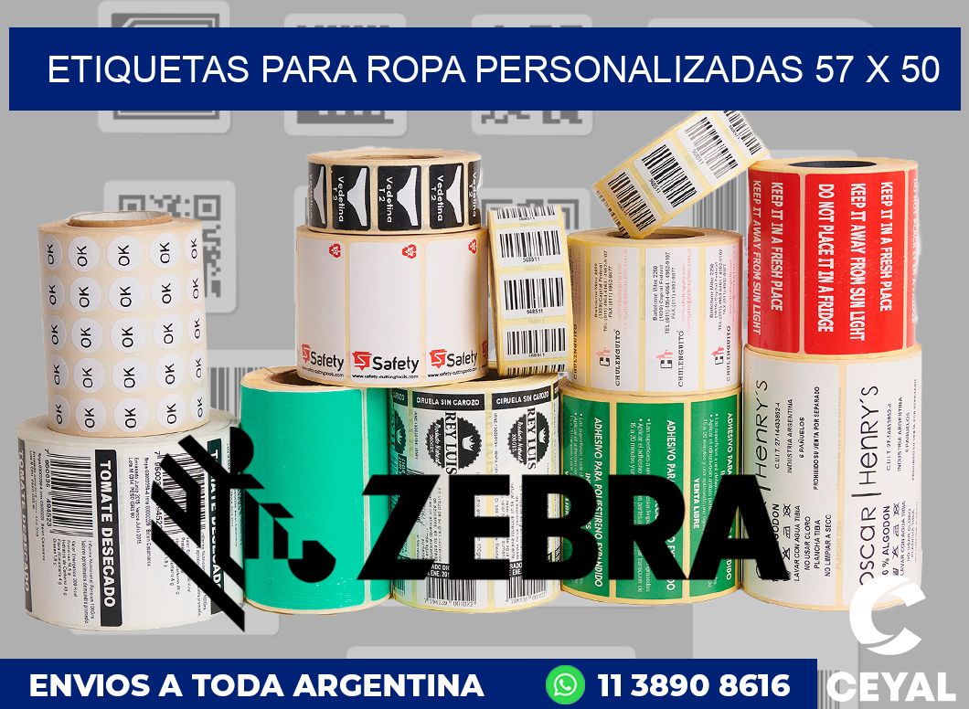 etiquetas para ropa personalizadas 57 x 50