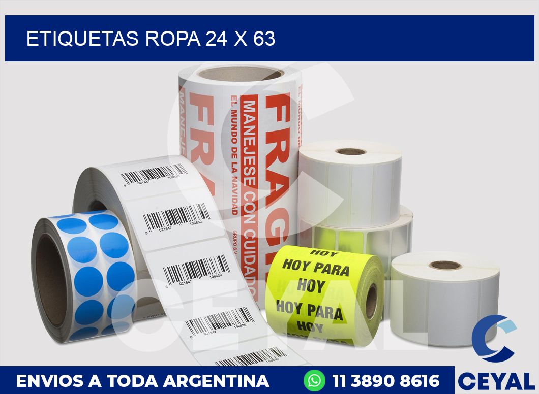 etiquetas ropa 24 x 63